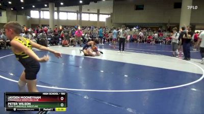 190 lbs Cons. Round 3 - Peter Wilson, Team Clarksville Wrestling vs Jayden Mooneyham, Stronghold Wrestling Club