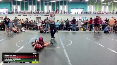 60 lbs Round 3 (6 Team) - Meagan Hill, Florida Scorpions vs London Hastings, Beebe Trained