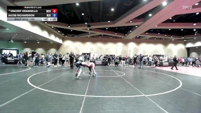120 lbs Cons. Round 2 - Vincent Orandello, New York vs Jacob Richardson, New Jersey