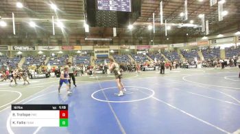 157 lbs Round Of 16 - Brogan Trollope, Pikes Peak Warriors vs Kiefer Fallis, Team Montana