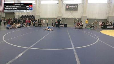82 lbs 3rd Place Match - Jackson Nicholas, Eastside United Wrestling Club vs Josiah Jaurigue, Valiant College Preparatory