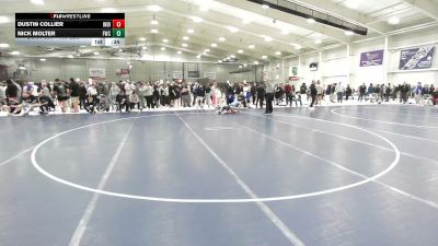 106 lbs Cons. Quarters - Dustin Collier, Indiana vs Nick Molter, Fishers Wrestling Club