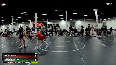 88 lbs Round 3 (4 Team) - Brody Fissel, Red Devil WC vs Maddox Millan, Mat Warriors Red