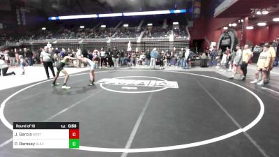 106 lbs Round Of 16 - James Garcia, Western Nebraska Elite vs Parker Ramsey, Black Fox Wrestling Academy