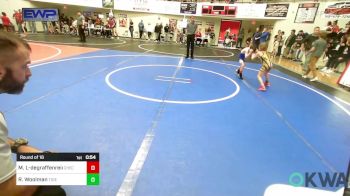 49 lbs Round Of 16 - Maverick Lee-degraffenreid, Checotah Matcats vs Rhett Woolman, Tiger Trained Wrestling