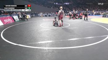 2A/1A Boys 138 3rd Place Match - Jaycen Marois, North Douglas / Elkton Boys vs Juan Ramirez, Glendale Boys