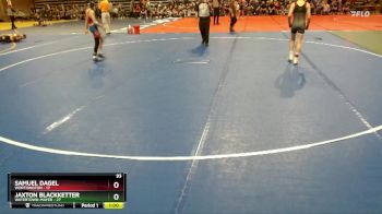 93 lbs Quarterfinals (8 Team) - Samuel Dagel, Worthington vs Jaxton Blackketter, Watertown-Mayer