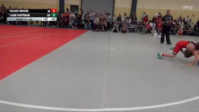 95 lbs Cons. Semi - Liam Huffman, Immortal Athletics WC vs Blake Briese, Amery Warrior`s
