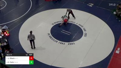 96 lbs Round Of 64 - Jayden Black, Gettysburg vs Elijah Foltz, Palmyra