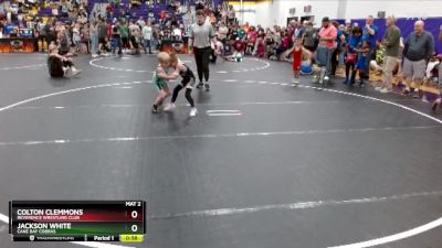 50 lbs Semifinal - Colton Clemmons, Reverence Wrestling Club vs Jackson White, Cane Bay Cobras