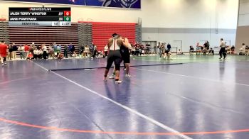 285 lbs Semifinal - Jake Pomykata, Johns Hopkins vs Jalen Terry Winston, Apprentice School