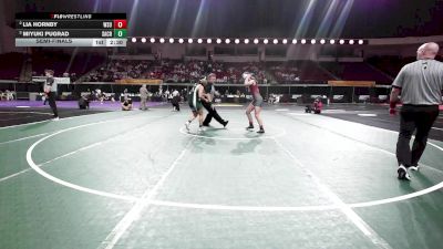 138 lbs Semifinal - Lia Hornby, Washington State (W) vs Miyuki Pugrad, Sacramento State (W)