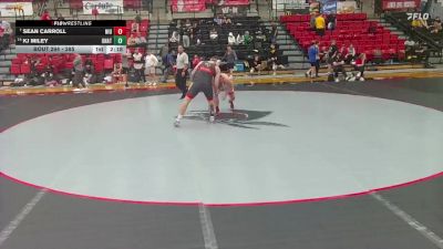 285 lbs Semifinal - Kj Miley, Unattached vs Sean Carroll, Northern Illinois