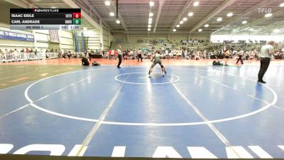 126 lbs Rr Rnd 1 - Isaac Eidle, 10th Planet Red vs Carl Andrade, Hanover Hawkeye