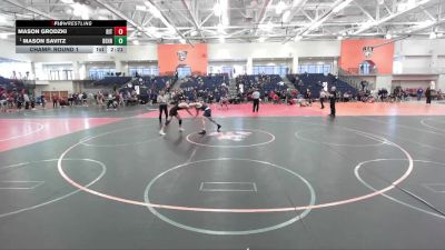 165 lbs Champ. Round 1 - Mason Savitz, Penn State Behrend vs Mason Grodzki, RIT