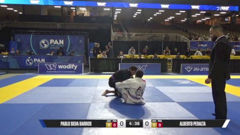 Alberto Peralta vs Pablo Silva Barros 2026 Pan Jiu Jitsu IBJJF Championship