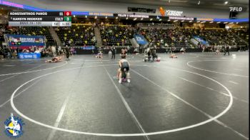 120 lbs Champ. Round 1 - Konstantinos Panos, Iowa City, Liberty vs Karsyn Redeker, Staley