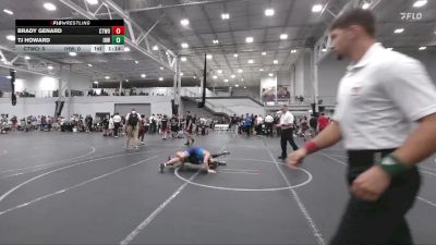 98 lbs Round 1 (6 Team) - Brady Genard, CTWHALE ORCA vs TJ Howard, Iron Horse White