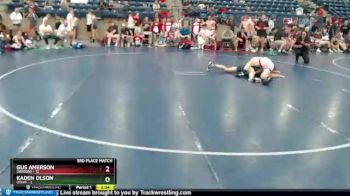 145 lbs Finals (8 Team) - Gus Amerson, Oregon1 vs Kaden Olson, UTAH1