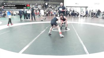 81 lbs Rr Rnd 1 - Ben Weintraub, Team Tugman - ESC vs Maxwell Wright, Hammers- ESC