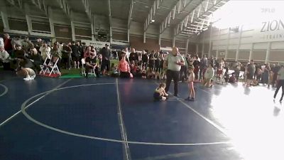 45 lbs Semifinal - Maizy Petersen, Champions Wrestling Club vs Brooklyn Perez, Team Prestige Wrestling