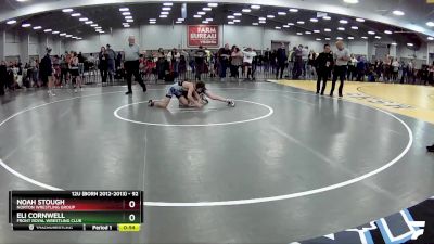 92 lbs Semifinal - Eli Cornwell, Front Royal Wrestling Club vs Noah Stough, Norton Wrestling Group