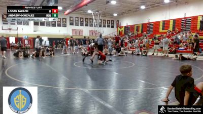 High School - 132 lbs Quarterfinals (8 Team) - Logan Takach, High Point vs Andrew Gonzalez, Morris Hills