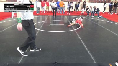90_B lbs Round Of 16 - Dj Towler, Aliquippa vs Connor Bish, Oil City