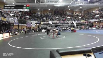 150 lbs Quarterfinal - Kody Wartick, South Haven HS vs McCoy Nash, Cimarron HS