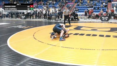 145 lbs 3rd Place - Parker Ferri, Boyertown Area vs Jack Campbell, Nazareth Area