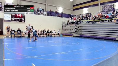 145 lbs Quarterfinals (8 Team) - Tessa Crosby, Oglethorpe County vs Aliana Morales, Long County