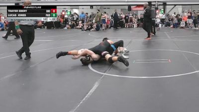 140 lbs Placement (4 Team) - Lucas Jones, Team PA/USA vs Thayer Ebert, Grit Mat Club