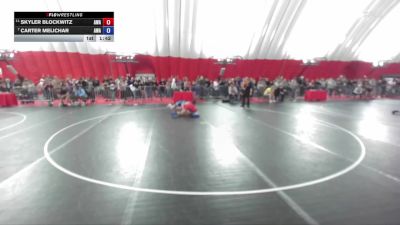 157 lbs Semifinal - Skyler Blockwitz, Askren Wrestling Academy vs Carter Melichar, Askren Wrestling Academy
