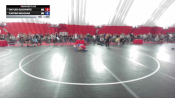 157 lbs Semifinal - Skyler Blockwitz, Askren Wrestling Academy vs Carter Melichar, Askren Wrestling Academy