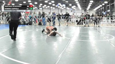 120 lbs Rr Rnd 1 - Santiago Echeverry, Indiana Ares - HSB vs Dominic Coppola, Nu Jeru Spartans - HSB