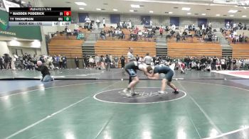 175 lbs Champ. Round 3 - Ty Thompson, Walnut vs Madden Poderick, Bonita Vista