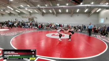 135 lbs Cons. Semi - McKenna Barham, Laramie vs Jaylee Hall, North Fork High School