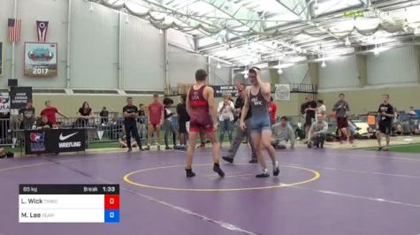 65 kg Consi Of 16 #2 - Luka Wick, Tmwc vs Matt Lee, Team Indiana