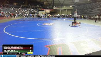 71 lbs Round 2 - Faylinn Smith, Lionheart Wrestling Club vs Kaylina Delos-Santos, Blaine Barracudas Wrestling Club