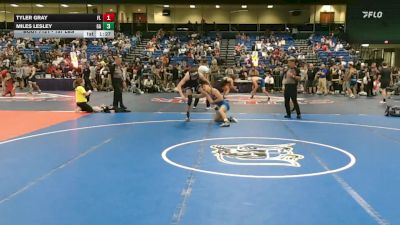 157 lbs Consi Of 64 #1 - Tyler Gray, FL vs Miles Lesley, GA