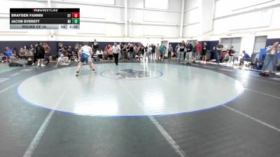 C-200 lbs Round Of 16 - Brayden Fannin, KY vs Jacob Everett, MI