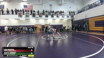 126 lbs Champ. Round 1 - Levi Rogers, Powell Middle School vs Scott Herren, Cody Middle School