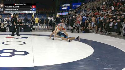 165 lbs Cons. Rd Of 64 - Daniel Blanke, Illinois vs Connor Heron, Colorado