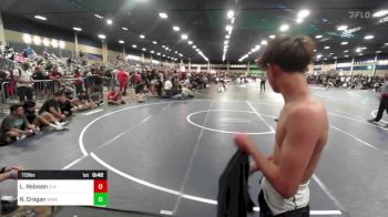 113 lbs Consi Of 64 #2 - Logan Robison, Elk Grove Wr Acd vs Ryan Crogan, Vanguard WC