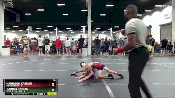 76 lbs Round 1 (4 Team) - Gabriel Moran, Xtreme Team Red vs Harrison Kreiger, Roman Legion