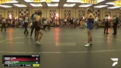 138 lbs Cons. Round 4 - Perry Lake, Arsenal vs James Canuso, Haddonfield