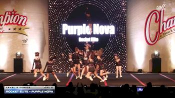 Rocket Elite - Purple Nova [2025 L3 Junior Day 2] 2025 Champion Cheer and Dance Grand Nationals