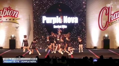 Rocket Elite - Purple Nova [2025 L3 Junior Day 2] 2025 Champion Cheer and Dance Grand Nationals