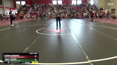 60 lbs Cons. Round 3 - Caden Kennedy, Skull & Crossbones Wrestling C vs Tripp Snider, Piedmont Wrestling Club