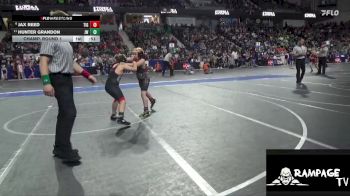 110 lbs Champ. Round 1 - Hunter Grandon, Jayhawk Wrestling vs Jax Reed, Tiger
